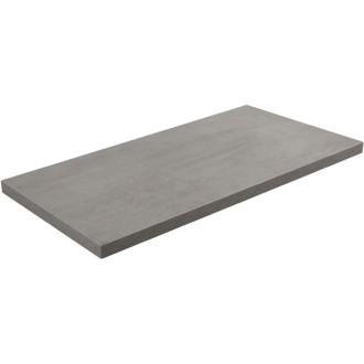 CERANO - Doska pod umývadlo Navira Pro + 2 skryté konzoly - betónovo šedá - 80x46x3, 6 cm