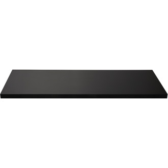 CERANO - Doska pod umývadlo Navira Pro + 2 skryté konzoly - čierna matná - 121x46,5x3,6 cm