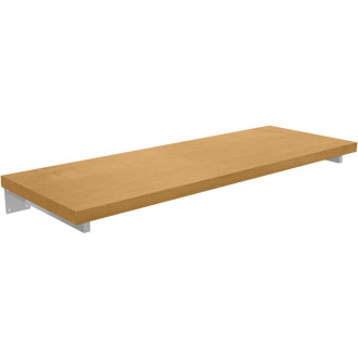 CERANO - Doska pod umývadlo Navira Pro + 2 skryté konzoly - dub medový - 100x46x3, 6 cm
