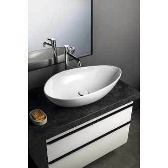 OVALI keramické umývadlo 61x34cm, biela