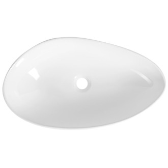 OVALI keramické umývadlo 61x34cm, biela