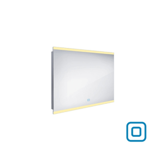 Nimco Séria 12000 ZP 12004V LED zrkadlo 1000x700 s dotykovým senzorom rám hliníkový