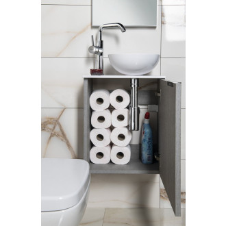 LATUS X umývadlová skrinka 39,4x50x22cm, dub cuneo