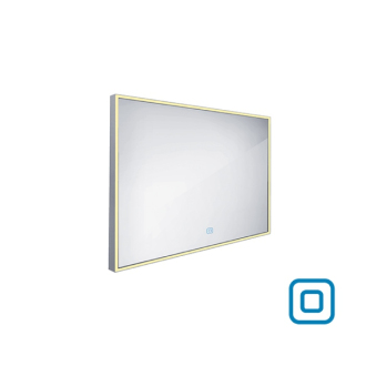Nimco Séria 13000 ZP 13004V LED zrkadlo 1000x700 s dotykovým senzorom rám hliníkový