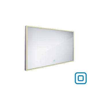 Nimco Séria 13000 ZP 13006V LED zrkadlo 1200x700 s dotykovým senzorom rám hliníkový