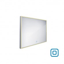 Nimco Séria 13000 ZP 13019V LED zrkadlo 900x700 s dotykovým senzorom rám hliníkový