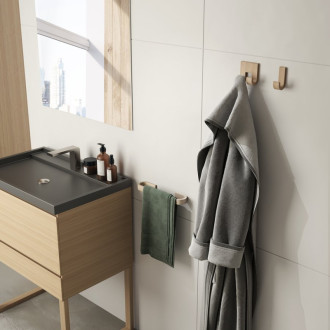 HIMALAYA držiak uterákov 400x69mm, bambus HY2140