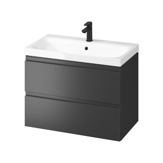 Cersanit Moduo set B897 80 antracit DSM skrinka + umývadlo S801-487-DSM