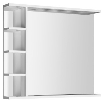 KORIN STRIP zrkadlo s LED osvetlením a policami 80x70x12cm KO350S