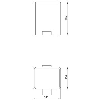 Odpadkový kôš 5l, Soft Close, nerez mat DR101