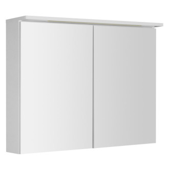 KAWA STRIP galerka s LED osvetlením 90x70x22cm, biela WGL90S