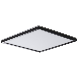 AZPO stropné LED svietidlo, 420x420mm, 22W, IP54, čierna mat 61107