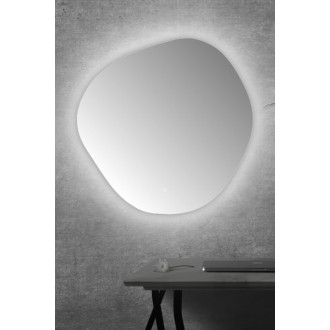 SAT zrkadlo asymetrické LED IP44 80x80cm SATZASLED80