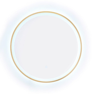 SAT zrkadlo pr.60 cm LED IP44 zlaté SATZLED60ZL