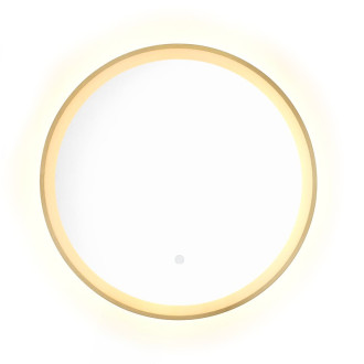 SAT zrkadlo pr.60 cm LED IP44 zlaté SATZLED60ZL
