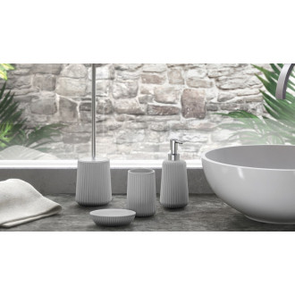 MARIKA WC kefa na postavenie, šedá MK3308 57826