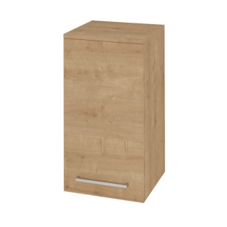 Bino kúpeľňová skrinka závesná, horná, ľavá, dub Arlington, 325x630x330 mm CN625