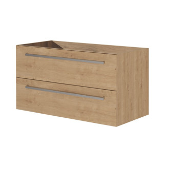Bino, kúpeľňová skrinka 1005x528x458 mm, spodná, dub Arlington, 2 zásuvky CN622S
