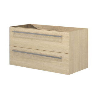 Bino, kúpeľňová skrinka 1005x528x458 mm, spodná, dub Sand Barbera, 2 zásuvky CN632S