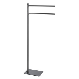 TRILLY stojan s držiakom uterákov, hranatý, gun metal TR3181 58183