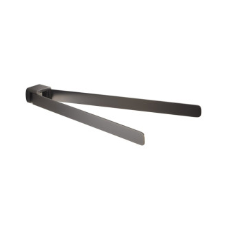 PIRENEI dvojitý držiak uterákov otočný 350mm, gun metal PI2381 58194