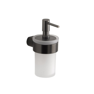 PIRENEI dávkovač mydla 110 ml, mliečne sklo, gun metal PI8181 58199