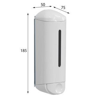 SHOWER MEDIUM dávkovač tekutého mydla 250ml, biela A94701 58284