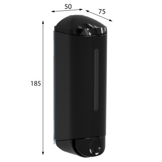 SHOWER MEDIUM dávkovač tekutého mydla 250ml, čierna A94703 58285