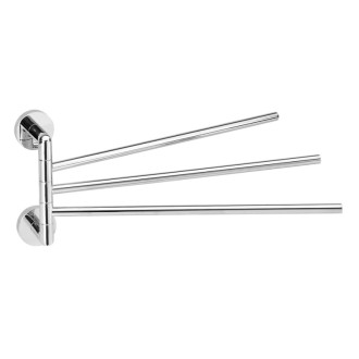 LARISSA trojitý držiak uterákov otočný 350mm, chróm WS022 56799