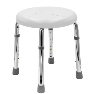 HANDICAP kúpeľňová stolička, priemer 45cm, biela A170101 58957