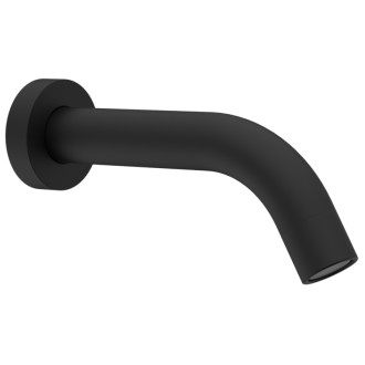 Nástenná výtoková hubica, guľatá, 174mm, čierna mat BO512 56093