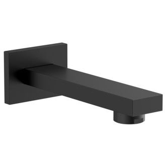 Nástenná výtoková hubica, hranatá, 160mm, čierna mat BO412 56094