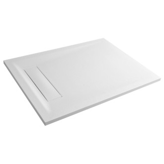 ELEA sprchová vanička liaty mramor, 150x80cm, biela PEL15080 55330