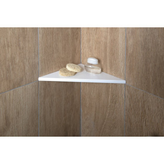 ABELINE rohová polica rockstone 250x250mm, biela mat AE250-0101 58995