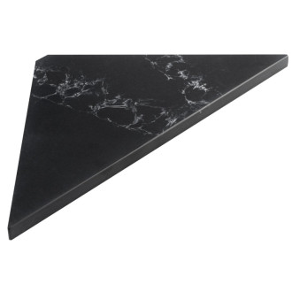 ABELINE rohová polica rockstone 250x250mm, black attica AE250-0598 58996