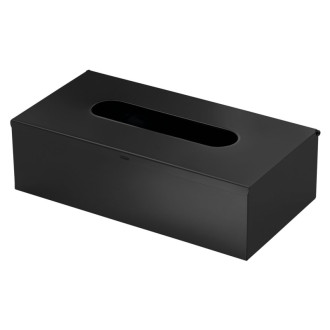 Zásobník na papierové vreckovky závesný, 250x75x130 mm, čierna mat 230814 60451