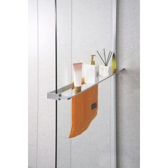 Police na walk-in zástenu, 142cm, chróm EG1410 59096