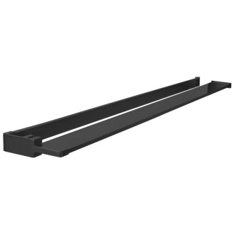 Polica na walk-in zástenu, 142cm, čierna mat EG1425 59098