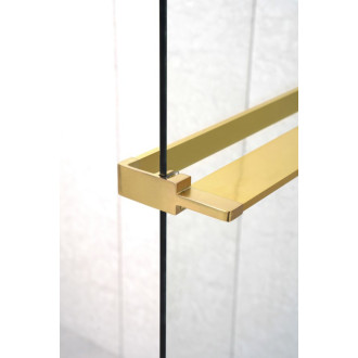 Polica na walk-in zástenu, 142cm, zlato mat EG1446 59099