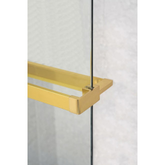 Polica na walk-in zástenu, 142cm, zlato mat EG1446 59099