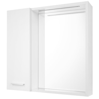 ZOJA/KERAMIA FRESH STRIP galerka s LED osvetlením, 60x60x14cm, ľavá, biela 45021S 60018