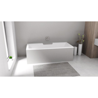 CASCATA obdĺžniková vaňa 185x85x45cm, kaskáda nerez 60680