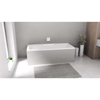 CASCATA obdĺžniková vaňa 185x85x45cm, kaskáda biela 60681