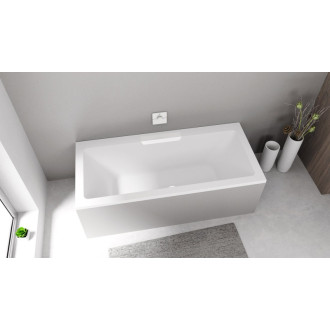 CASCATA obdĺžniková vaňa 185x85x45cm, kaskáda biela 60681
