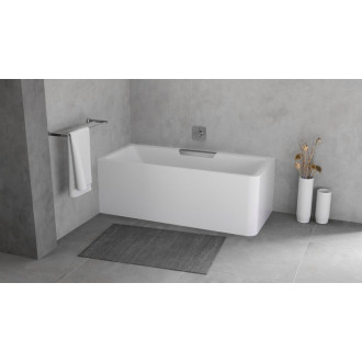 CASCATA L MONOLITH obdĺžniková vaňa 180x80x60cm, kaskáda nerez 60683