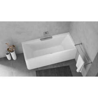 CASCATA R MONOLITH obdĺžniková vaňa 180x80x60cm, kaskáda nerez 60686