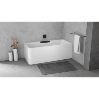 CASCATA R MONOLITH obdĺžniková vaňa 180x80x60cm, kaskáda čierna 60688
