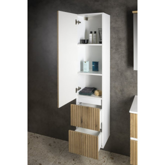 PANEDA STRIP skrinka vysoká 35x165x31cm, ľavá/pravá, dub emporio PN265 59251