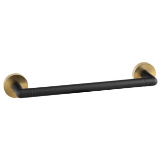 LARISSA držiak uterákov 300mm, čierna / zlato mat WS009BG 59056