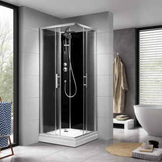 GRANVIK štvorcový sprchový box 800x800x2180mm, číre sklo 61184